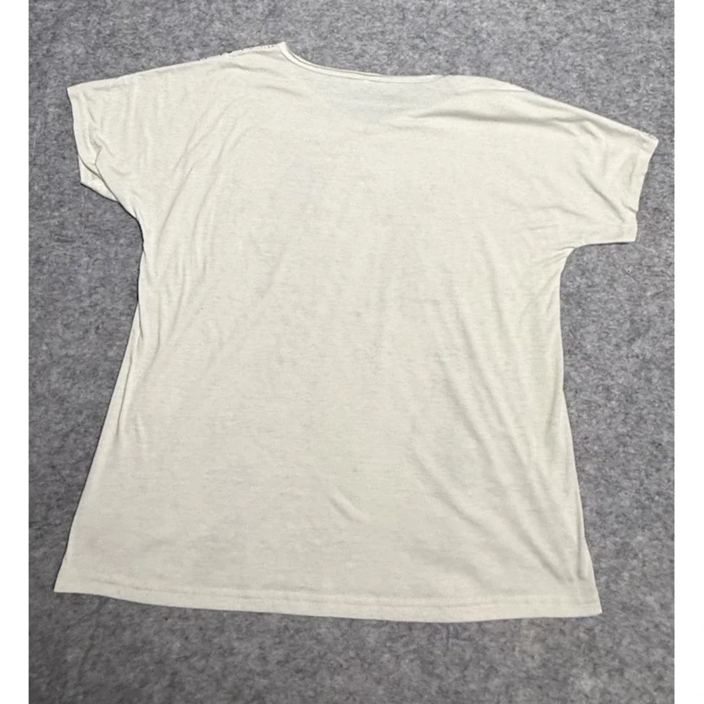 Unbranded Whimsical Cats Music Graphic Tee Women's V-Neck Dolman Art Print L/XL